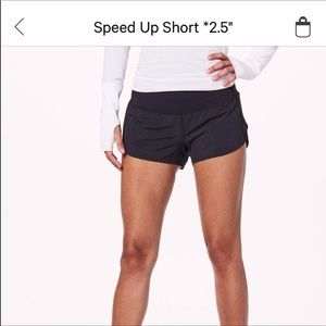 Lululemon Shorts. Speed Up 2.5. Size 4